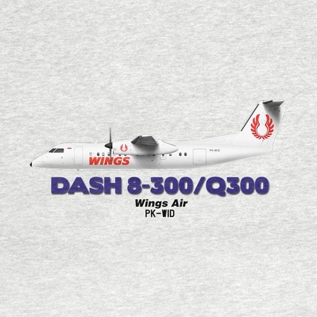 DeHavilland Canada Dash 8-300/Q300 - Wings Air by TheArtofFlying